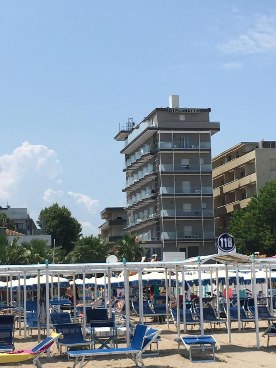 Hotel Diplomatic Риччоне Екстер'єр фото